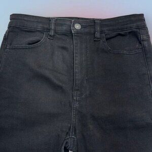 AMERICAN EAGLE Women’s 4 Black HIGH RISE LEGGING Jeans